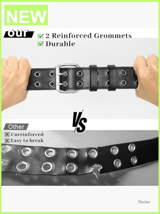 Rhinestone Cross Diamond Studded Leather Belt Punk Rock Cowboy Cowgirl main image 4